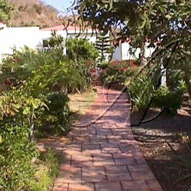 Villa Madeleine Tropical Walkway