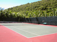 Tennis court Villa Madeleine St. Croix